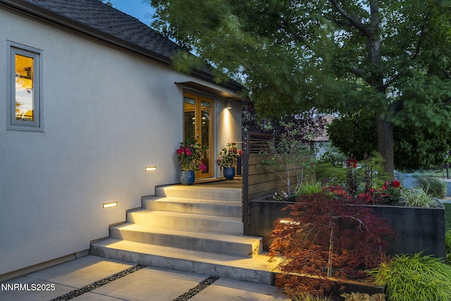 1296 Nixon Ave, Reno, NV 89509 - doorway to property with stucco siding and french doors