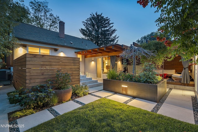 1296 Nixon Ave, Reno, NV 89509 - contemporary house featuring a chimney and stucco siding