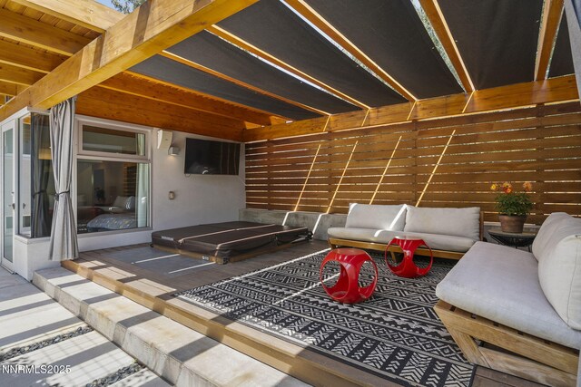1296 Nixon Ave, Reno, NV 89509 - view of patio / terrace with outdoor lounge area