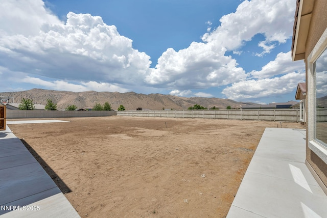 11575 Anthem Dr, Spanish Springs, NV 89441 - fenced backyard with a mountain view