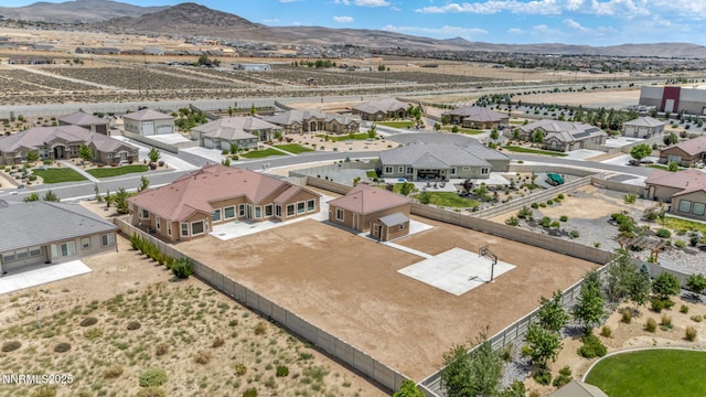 11575 Anthem Dr, Spanish Springs, NV 89441 - aerial perspective of suburban area featuring a mountain backdrop