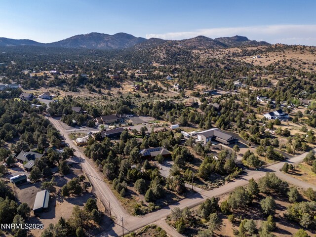 2260 Empire Rd, Reno, NV 89521 - aerial overview of property's location featuring mountains