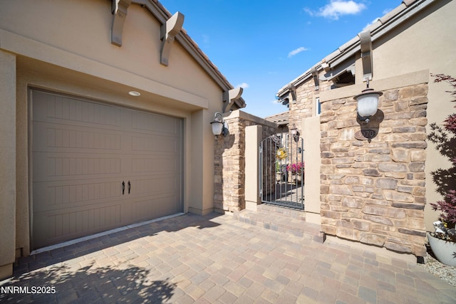 3970 Nature Trl, Reno, NV 89511 - garage with a gate and driveway