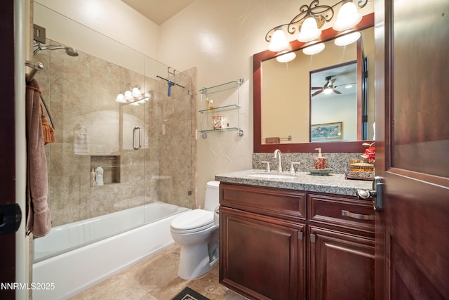 3970 Nature Trl, Reno, NV 89511 - bathroom with ceiling fan, vanity, and  shower combination