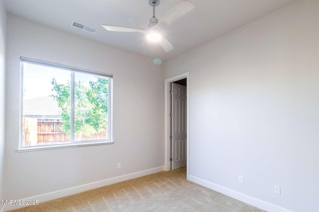 4525 Cobra Dr, Sparks, NV 89436 - spare room featuring ceiling fan and light colored carpet