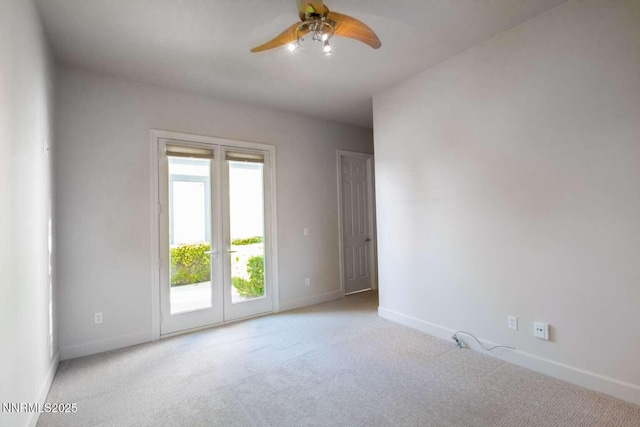 4525 Cobra Dr, Sparks, NV 89436 - spare room featuring ceiling fan and carpet