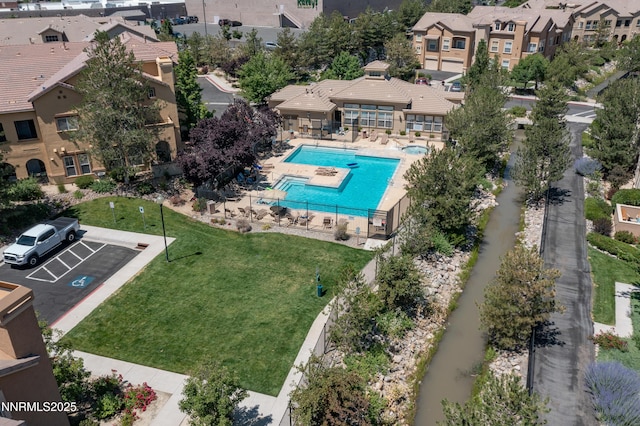 17000 Wedge Pkwy Unit 1221, Reno, NV 89511 - aerial perspective of suburban area with a pool