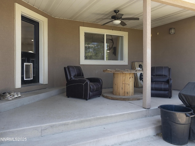 5875 Brooke Dr, Winnemucca, NV 89445 - view of patio with a ceiling fan