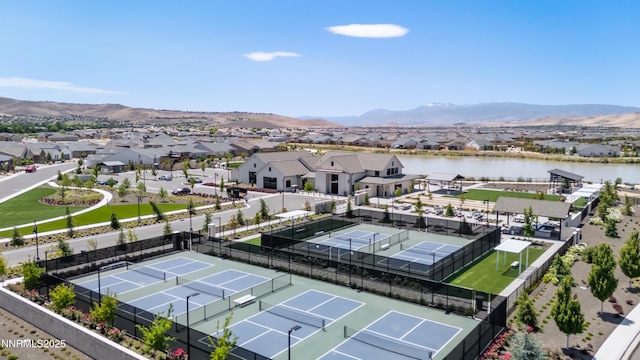 7436 Rustic Towers Dr, Sparks, NV 89441 - aerial view of residential area featuring a water and mountain view