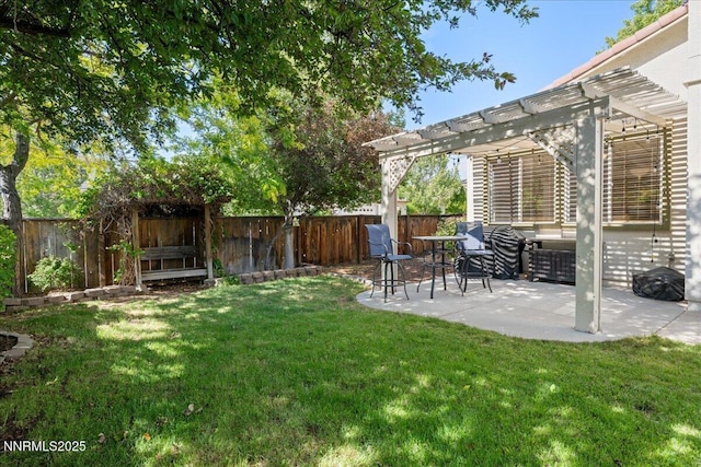 2865 Cintoia Dr, Sparks, NV 89434 - fenced backyard featuring a pergola and a patio