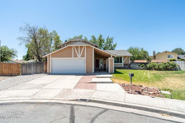 1245 Junction Ct, Sparks, NV 89434 - view of front of house featuring an attached garage, concrete driveway, and stucco siding