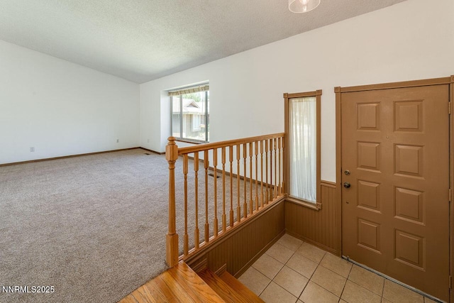 1245 Junction Ct, Sparks, NV 89434 - entrance foyer with a textured ceiling and vaulted ceiling