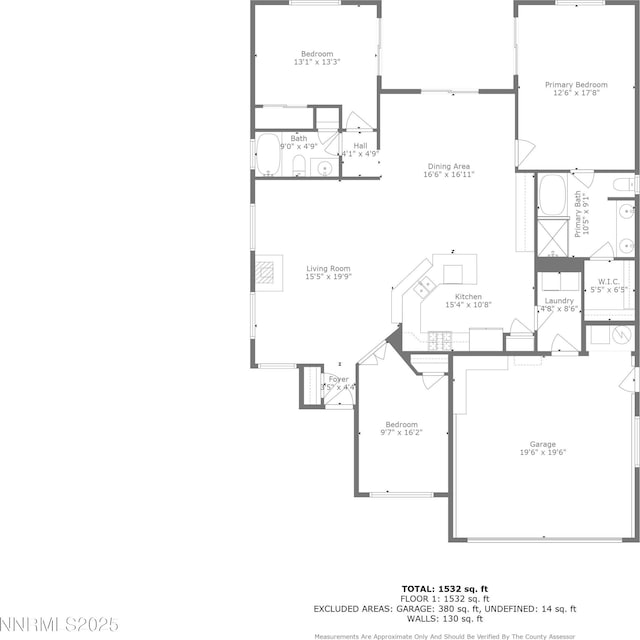 1421 Chiltern Ct, Gardnerville, NV 89410 - view of floor plan / room layout