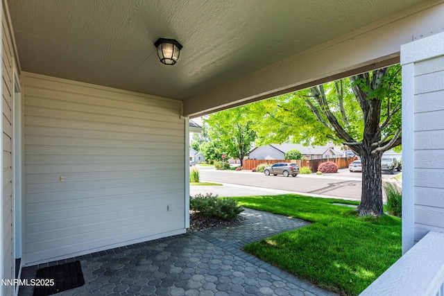 1421 Chiltern Ct, Gardnerville, NV 89410 - view of patio / terrace featuring a residential view