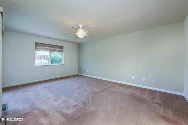 1421 Chiltern Ct, Gardnerville, NV 89410 - spare room with a ceiling fan and carpet floors