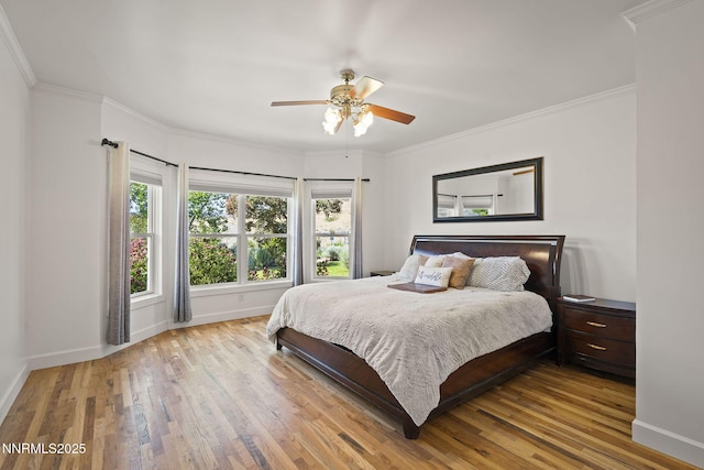 5 Connie Way, Reno, NV 89521 - bedroom featuring wood finished floors, crown molding, and ceiling fan