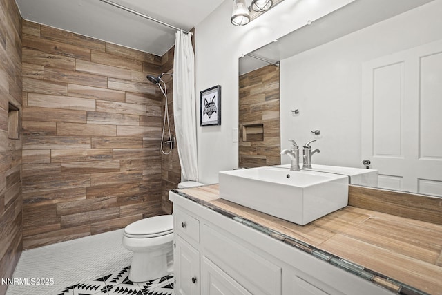 5 Connie Way, Reno, NV 89521 - bathroom with vanity, tiled shower, and tile patterned floors