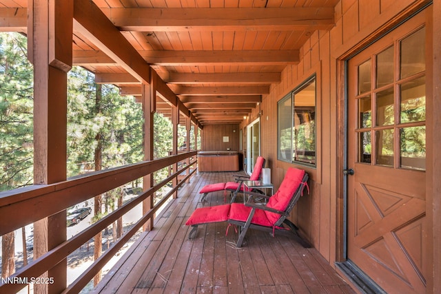 638 N Martin Dr, Zephyr Cove, NV 89448 - view of wooden terrace