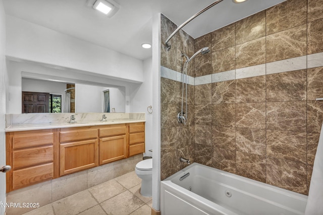 638 N Martin Dr, Zephyr Cove, NV 89448 - full bath with bathtub / shower combination, vanity, and recessed lighting