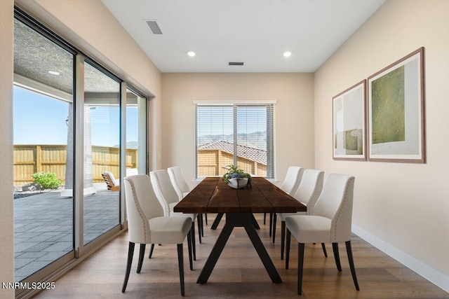435 Gooseberry Dr, Reno, NV 89523 - dining space with light wood-style floors and recessed lighting