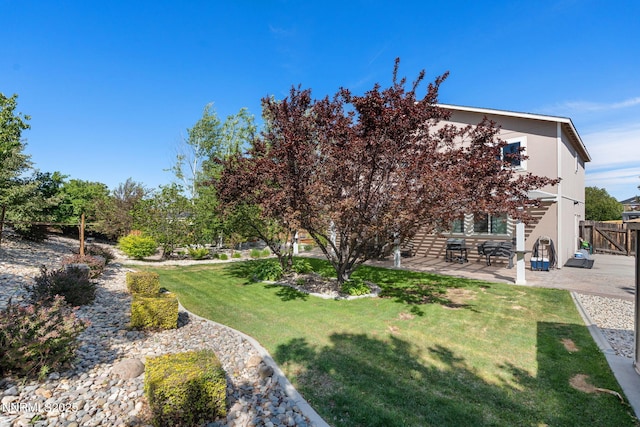 5455 Montego Ct, Reno, NV 89523 - view of yard with a patio area