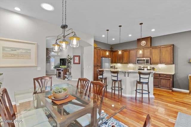 3215 Epic Ave, Reno, NV 89512 - dining room featuring recessed lighting and light wood finished floors