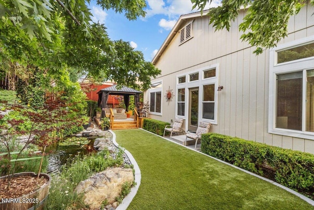 3215 Epic Ave, Reno, NV 89512 - view of green lawn with a gazebo