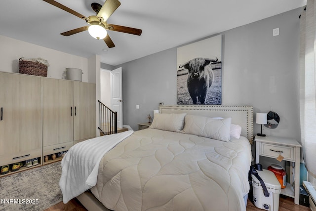 1236 Victorian Plaza Cir, Sparks, NV 89431 - bedroom featuring wood finished floors and a ceiling fan