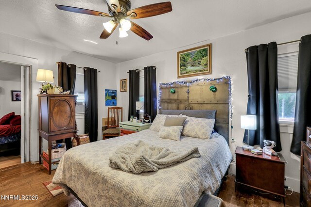 1236 Victorian Plaza Cir, Sparks, NV 89431 - bedroom featuring wood finished floors and ceiling fan
