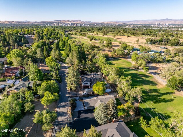 50 Moore Ln, Reno, NV 89509 - aerial perspective of suburban area with a mountainous background