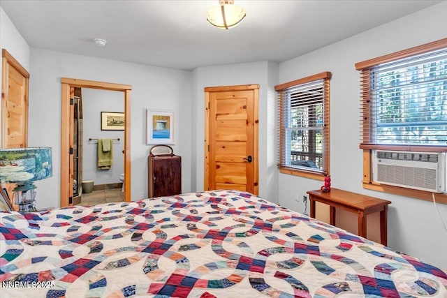 458 Center St, Zephyr Cove, NV 89448 - bedroom with ensuite bath and cooling unit
