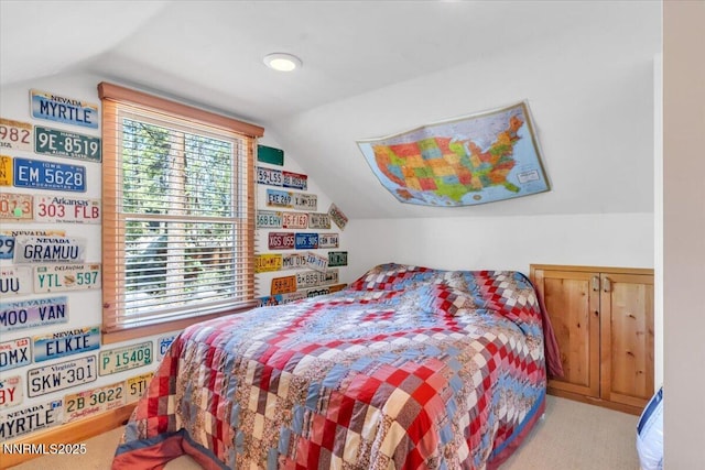 458 Center St, Zephyr Cove, NV 89448 - bedroom featuring lofted ceiling and carpet