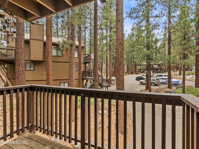 178 Tahoma Cir Unit B, Zephyr Cove, NV 89448 - view of wooden deck