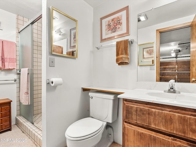 178 Tahoma Cir Unit B, Zephyr Cove, NV 89448 - bathroom with a shower stall and vanity