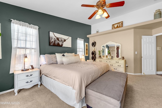 1450 Talon Ct, Spanish Springs, NV 89441 - bedroom featuring light carpet and a ceiling fan