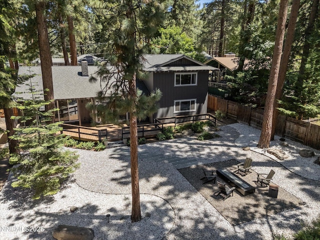 189 Ray Way, Zephyr Cove, NV 89448 - back of house featuring a patio and a deck