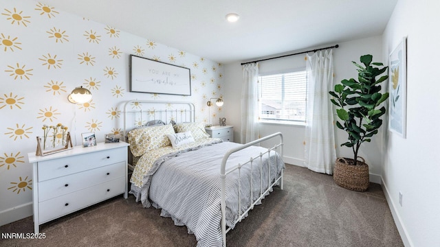1784 Biotite Way Lot # 157, Sparks, NV 89436 - bedroom featuring dark carpet and wallpapered walls
