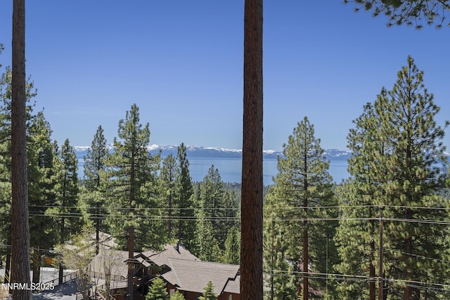 400 Fairview Blvd Unit 20, Incline Village, NV 89451 - view of mountain backdrop with a heavily wooded area