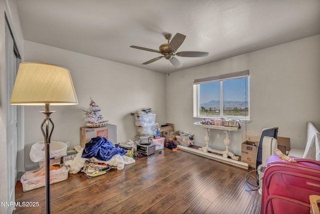 150 Brandon Ranch Ct, Reno, NV 89510 - bedroom featuring wood finished floors, a closet, and ceiling fan