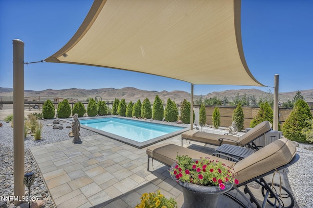 150 Brandon Ranch Ct, Reno, NV 89510 - view of pool with a mountain view and a patio area