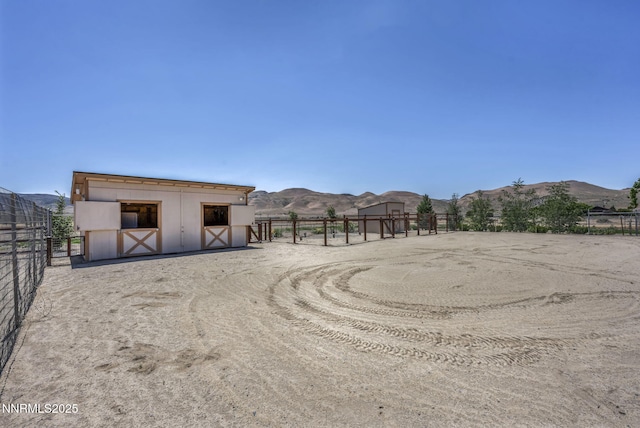 150 Brandon Ranch Ct, Reno, NV 89510 - view of outbuilding featuring a mountain view and an exterior structure