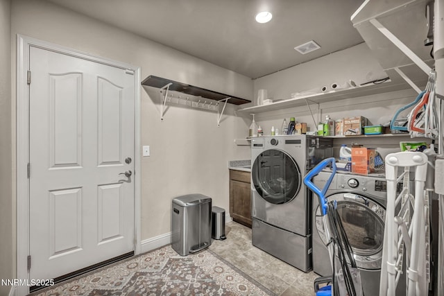 150 Brandon Ranch Ct, Reno, NV 89510 - washroom with separate washer and dryer and light tile patterned flooring