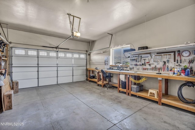 150 Brandon Ranch Ct, Reno, NV 89510 - garage with a garage door opener and a workshop area