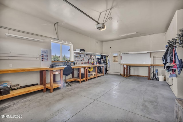 150 Brandon Ranch Ct, Reno, NV 89510 - garage with a workshop area and a garage door opener