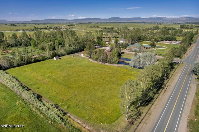 1008 Georgia Ln, Gardnerville, NV 89460 - aerial view of property and surrounding area featuring a mountain backdrop and rural landscape