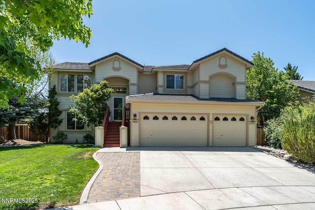 7436 Baysheen Ct, Sparks, NV 89436 - view of front of property with driveway and a garage