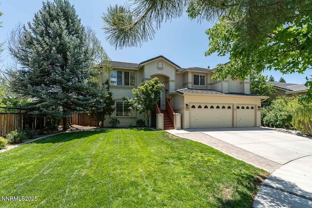 7436 Baysheen Ct, Sparks, NV 89436 - view of front of home with concrete driveway and a garage
