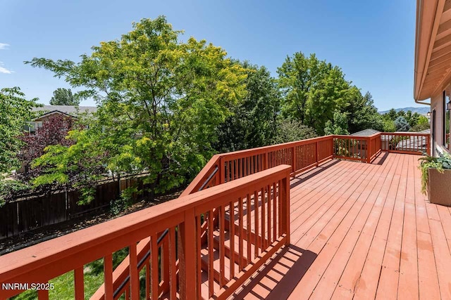 7436 Baysheen Ct, Sparks, NV 89436 - view of wooden deck