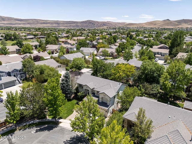 7436 Baysheen Ct, Sparks, NV 89436 - aerial view of residential area with a mountainous background
