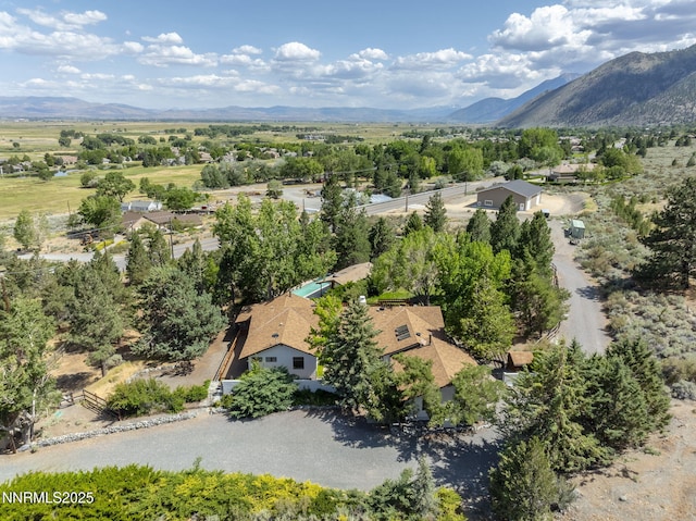 2548 Jacks Valley Rd, Genoa, NV 89411 - aerial view of property and surrounding area featuring mountains